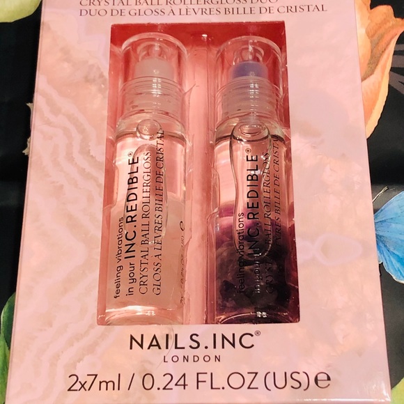 Lip Gloss, Nails. Inc Crystal Ball Rollergloss Duo NWT - Picture 2 of 9